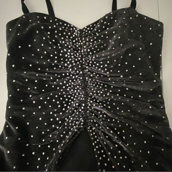 Vintage Y2K Women’s 12 Black‎ Formal Dress Dark Fairy Grunge Whimsigoth Wedding - Picture 7 of 12